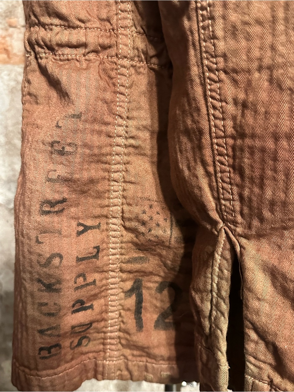 Upcycled // heavily mended salvaged jacket - Picture 9 of 14